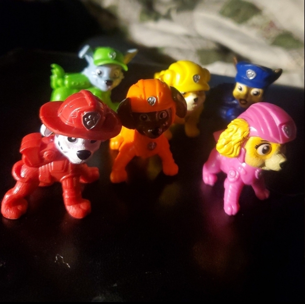Paw Patrol Spin Master Action Figure Collectible Toys Set of 6